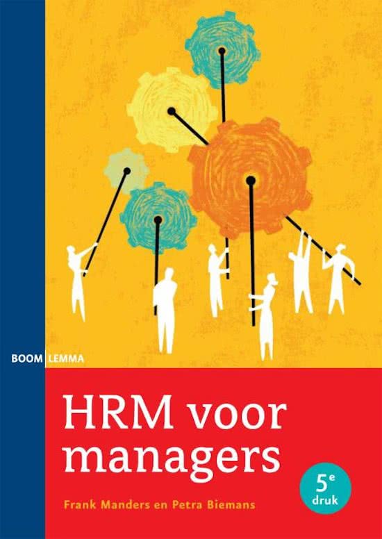 Samenvatting Personeelsmanagement (Boek: HRM voor managers)