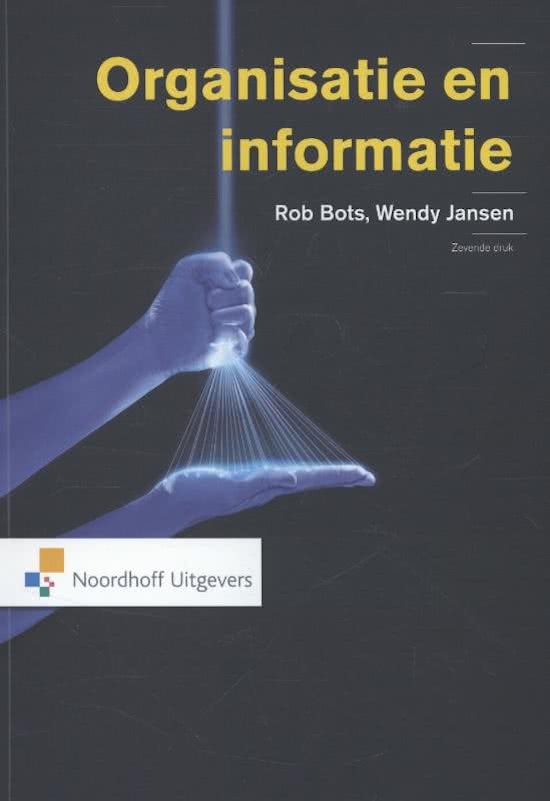 Samenvatting Informatie en Organisatie H2,3,6,7 met afbeeldingen uit het boek!