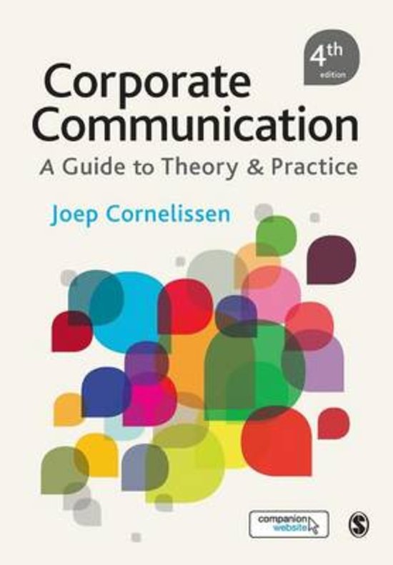 Corporate Communication - A guide to theory and Practice