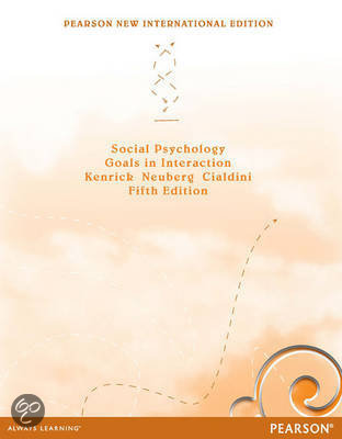 Social Psychology&colon; Pearson  International Edition