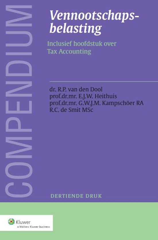 Compendium vennootschapsbelasting