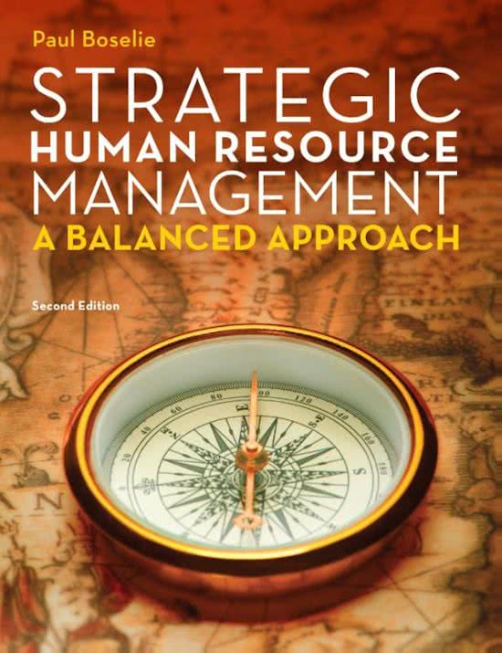 Samenvatting Strategic Human Resource Management A Balanced Approach