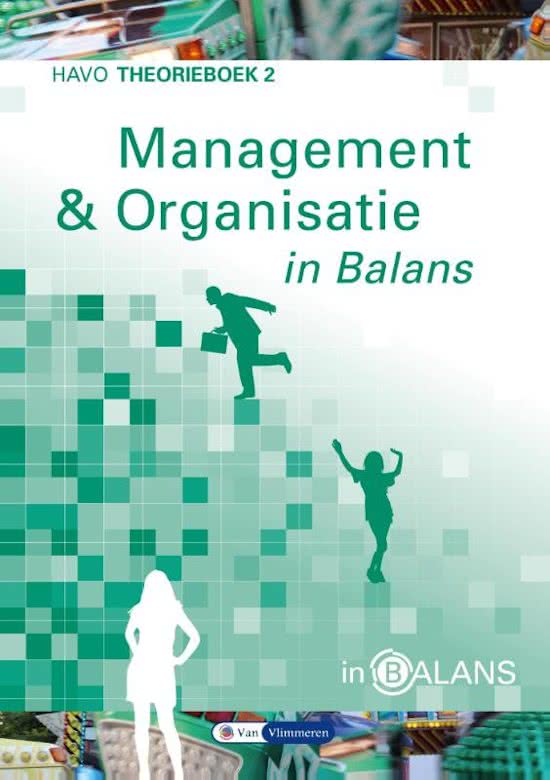 Management & Organisatie samenvatting H34 t/m 38 (In Balans) 