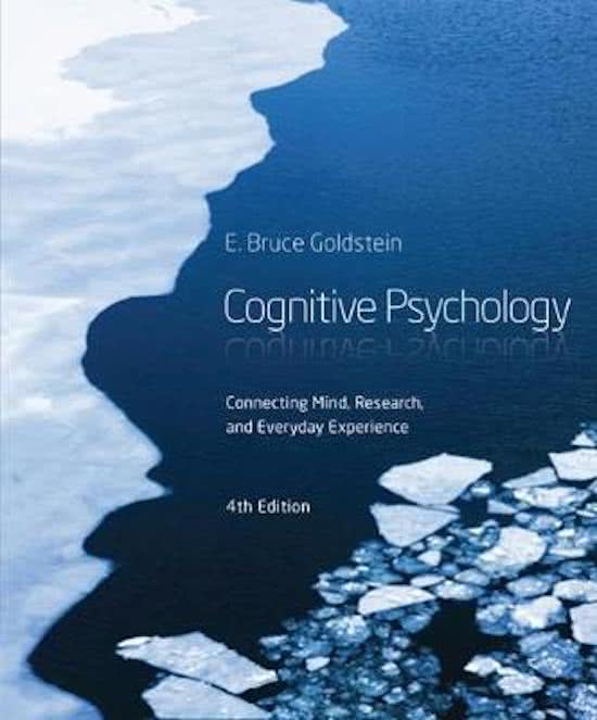 Full Summary Cognitive Psychology (UPDATED VERSION)