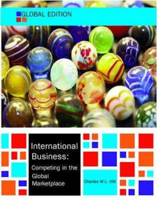 IBMS Social Behaviour International Business: Competing in the Global Marketplace Ch 4 5 CH 