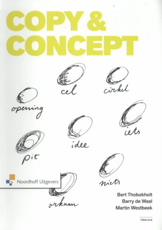 copy and concept, concept ontwikkeling
