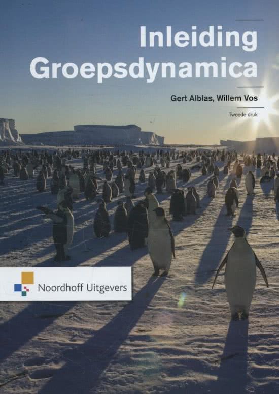 Inleiding Groepsdynamica, Gert Alblas en Willem Vos, druk: 2 