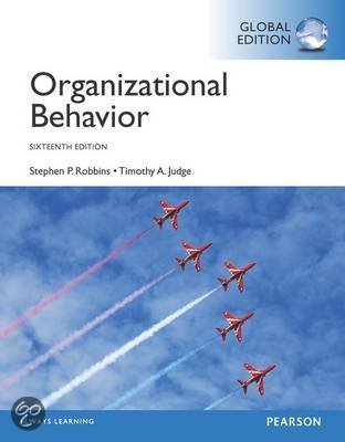 gedrag in organisatie samenvatting H1-14