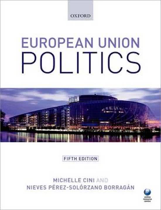 Michelle Cini "European Politics", Ch. 25 summary