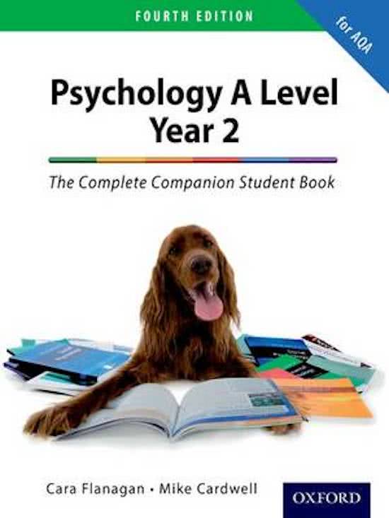 The Complete Companion for AQA, Psychology A Level