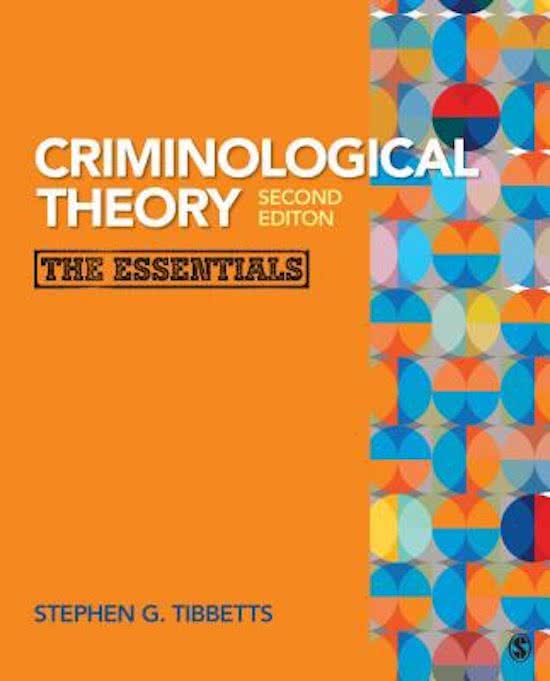 Chapter 2: Preclassical and Classical Theories Of Crime
