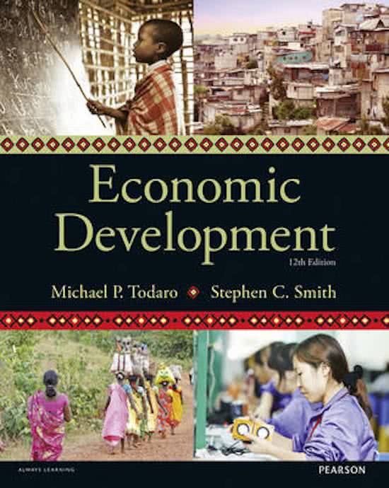 Summary Global Development Studies / book: ´economic development´