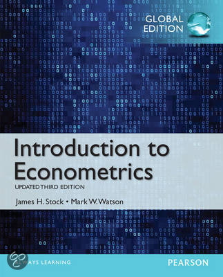 Introduction to Econometrics Part 3 Further Topics in Regression analysis_ Chapter 10, 11, 12, 13