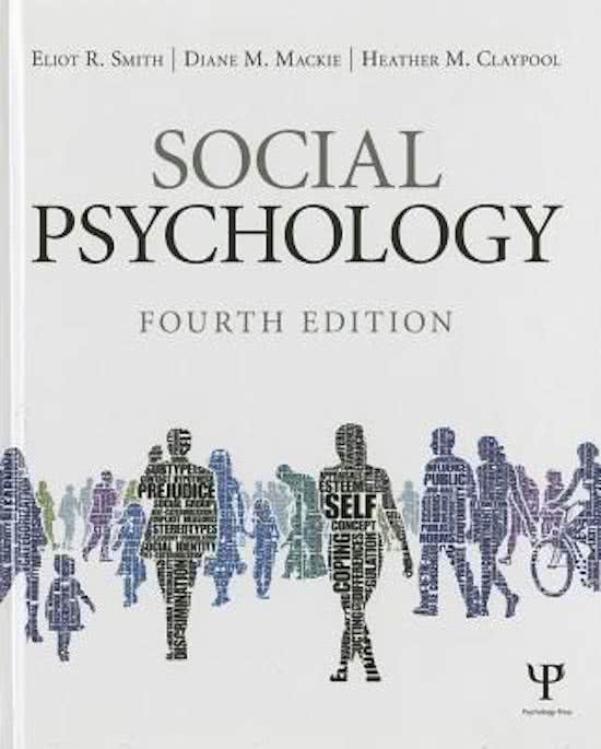 Hoorcollege aantekeningen Sociale Psychologie deel 2