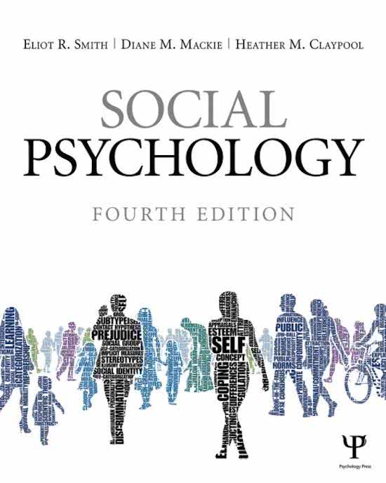 Social Psychology (4th edition) by Smith et al.