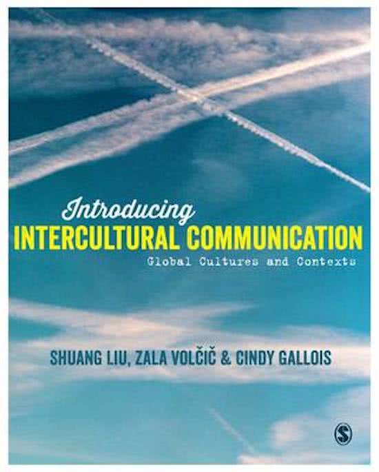 Samenvatting Interculturele Communicatie 