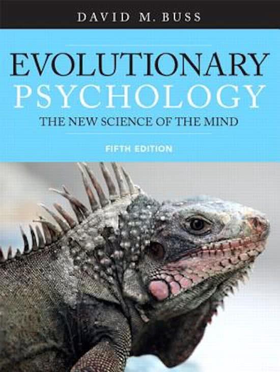 Samenvatting Evolutionaire Psychologie