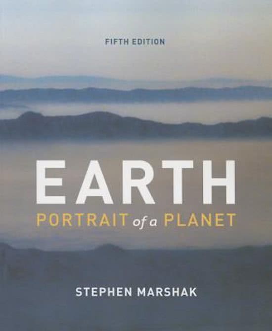 Earth Portrait of a Planet, Marshak - Complete test bank - exam questions - quizzes (updated 2022)