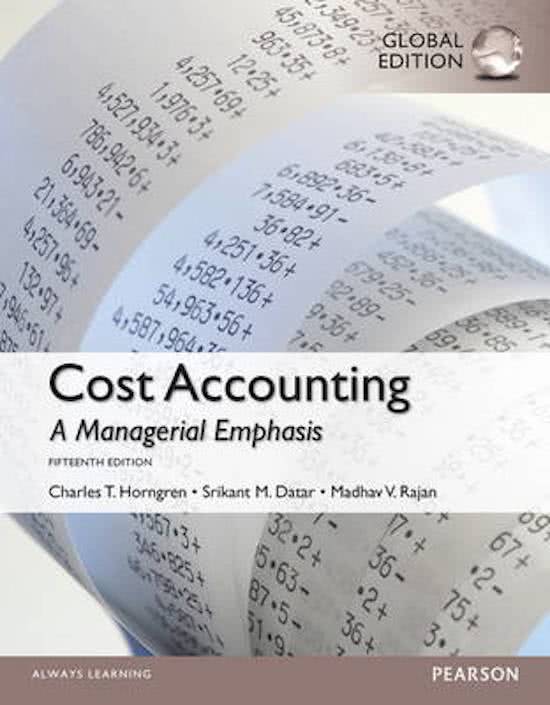 Cost Accounting with MyAccountingLab&comma; Global Edition