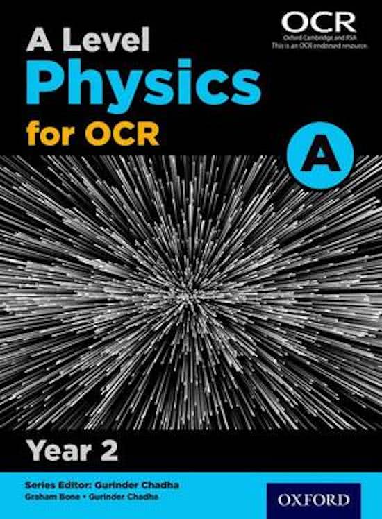 A Level Physics A for OCR Year 2 Student Book