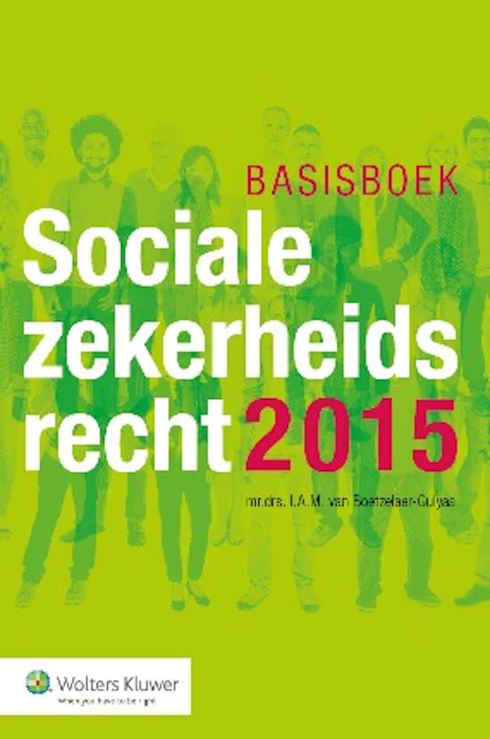 Basisboek Socialezekerheidsrecht 2015