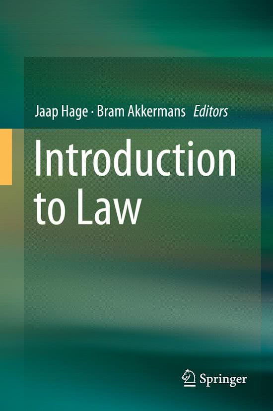 Comprehensive Summary of the 'Introduction to law Book' and course 