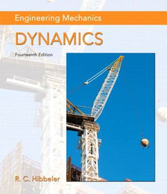 Summary Engineering Mechanics -  engineering dynamics (ENGG275) chapter 14