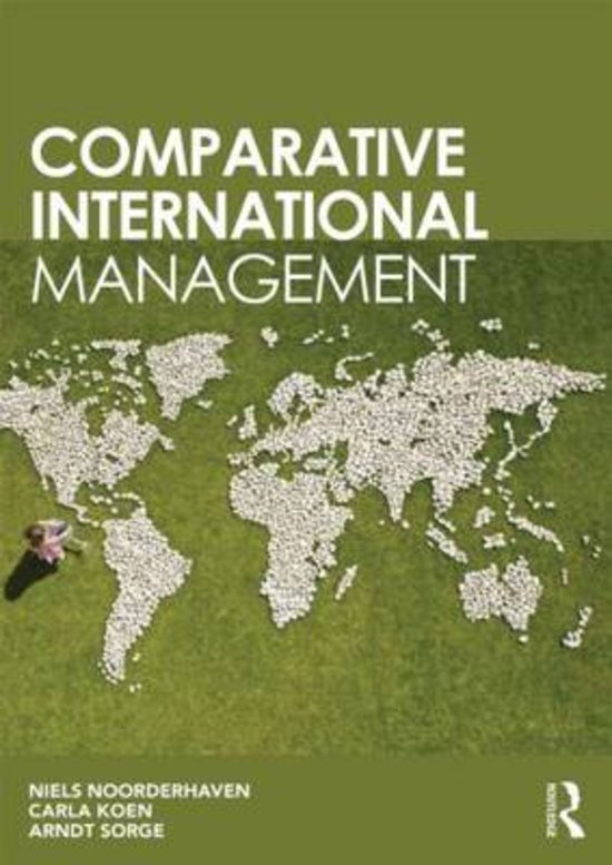 Comparative and Cross Cultural Management for IBA