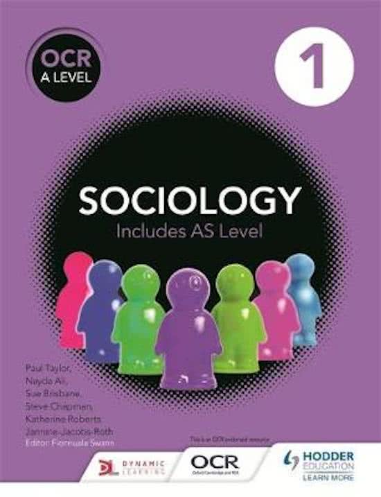 OCR AS/A Level Sociology - Unit 1/Section B Youth Subcultures (Option 2)