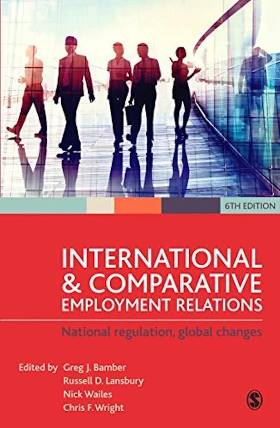 International & Comparative Employment Relations summary