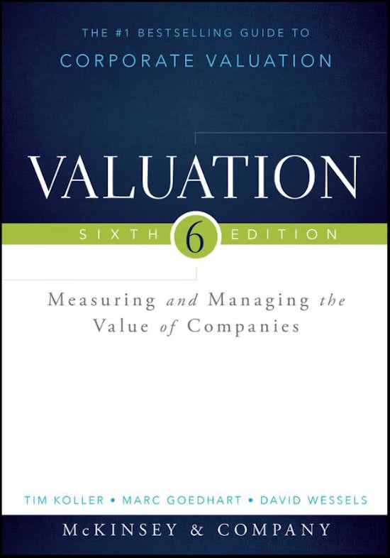 Summary Corporate Valuation Lectures (2016)