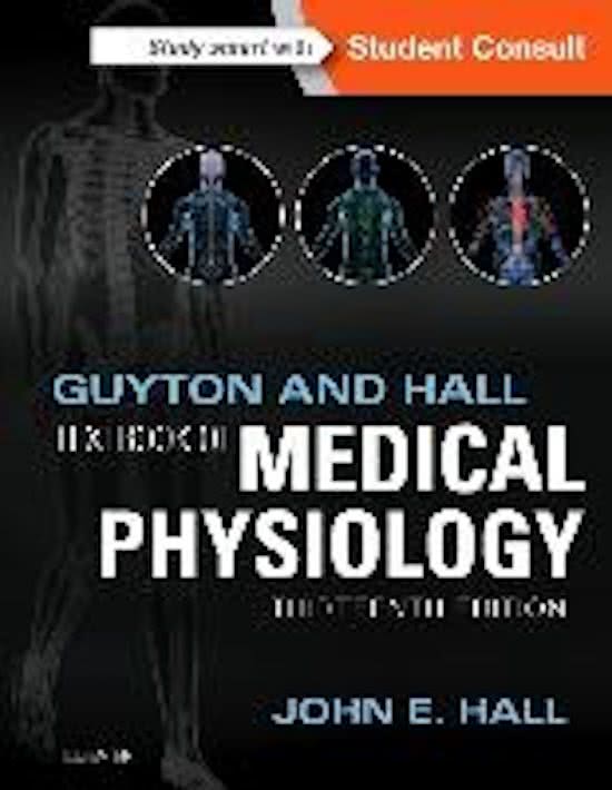 Summary Guyton and Hall Textbook of Medical Physiology, ISBN: 9781455770052  physiology 