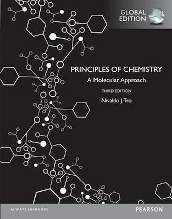 Principals of chemistry, tro, Hoofdstuk 1, 2, 3, 4, 15, 16, 18, 20 + spectrofotometrie (NL)