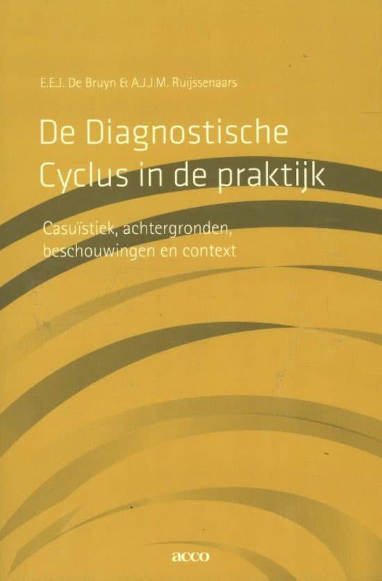 Samenvatting De diagnostische cyclus in de praktijk