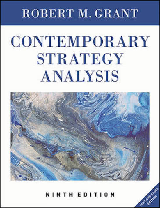 Summary Contemporary Strategy Analysis 
