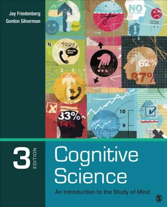 Uitgebreide samenvatting Inleiding Cognitiewetenschappen H1 t/m 13 