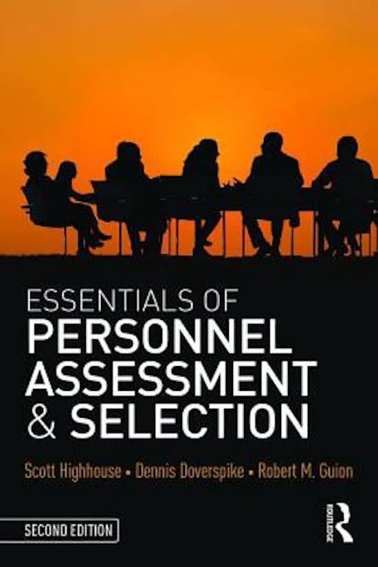 individual assessment in organizations