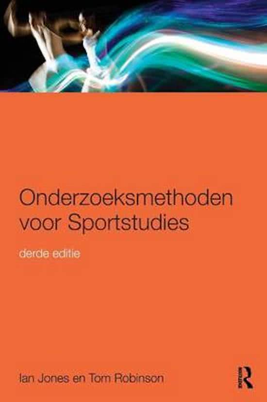 Samenvatting Sport en onderzoek: Minor sportmanagement
