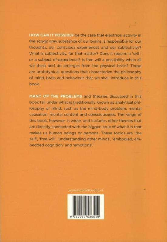 Chapter 1. The mind-body problem. Philosophy, psychology 