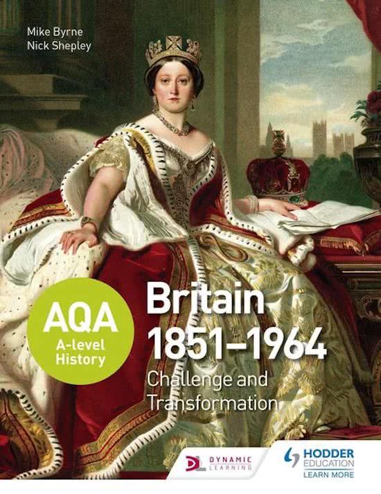 1G Challenge and transformation: Britain, c1851–1964 A Level