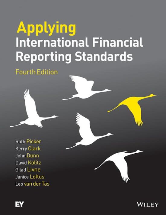 UvA Master A&C - Extensive  Summary - International Financial Reporting Standards  (IFRS)  - Grade 7.6