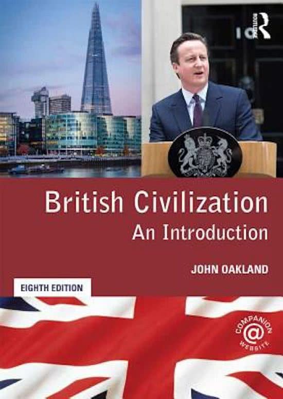 British Civilization, summary chapters 1-2-3-5-6-9-10-11