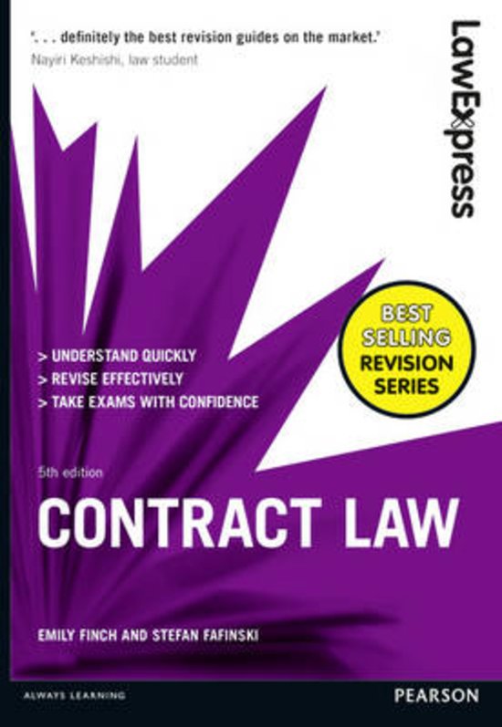 Contract Law Principles Study Guide