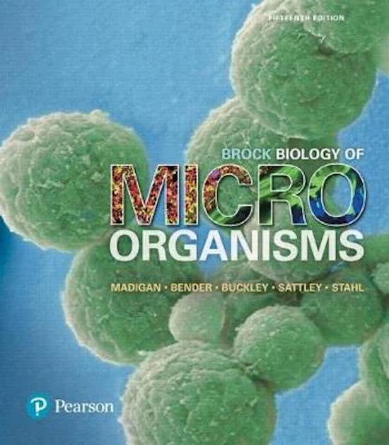 Test Bank For Brock Biology of Microorganisms 16th Edition By Michael T. Madigan