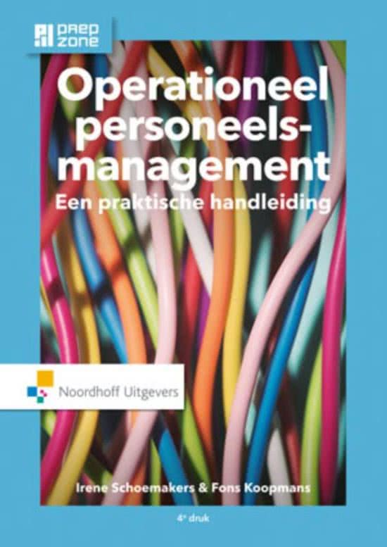 operationeel personeels management H1 t/m 8, 10,12 , 17,19,20,21 , Irene Schoenmakers & Fons Koopmans