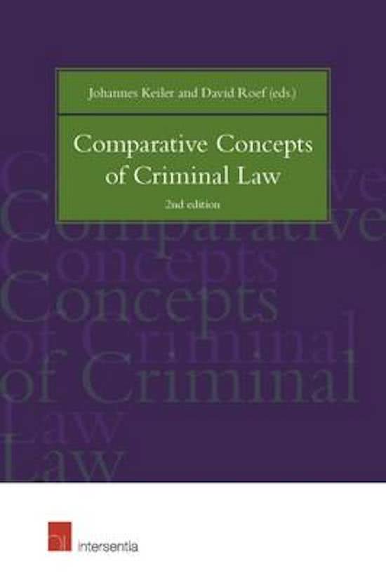 Substantive Criminal Law Week 2
