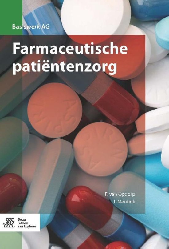 Samenvatting Farmaceutische patiëntenzorg, ISBN: 9789036811972  Allergische reacties en bacteriën en virussen