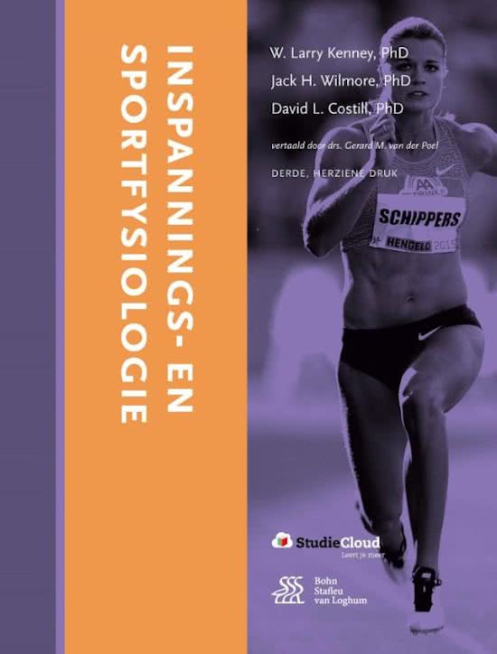 Samenvatting Inspannings- en Sportfysiologie SBG2 H3,4,6,7,8,21,22 ISBN: 9789036813259