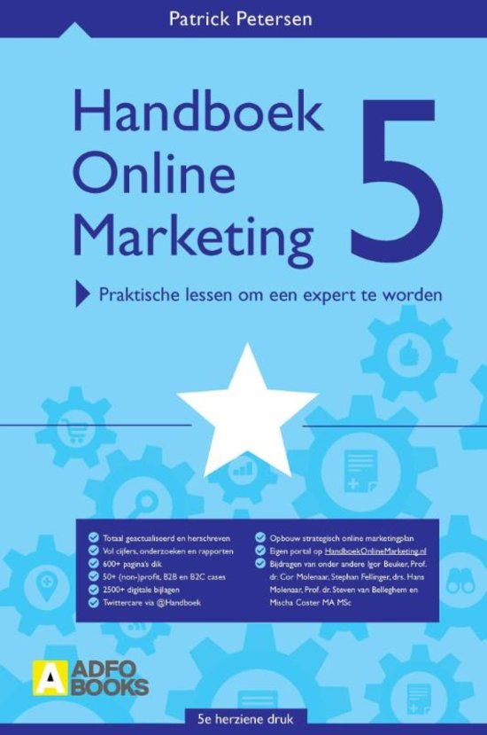 Handboek Online Marketing Patrick Petersen 5e druk