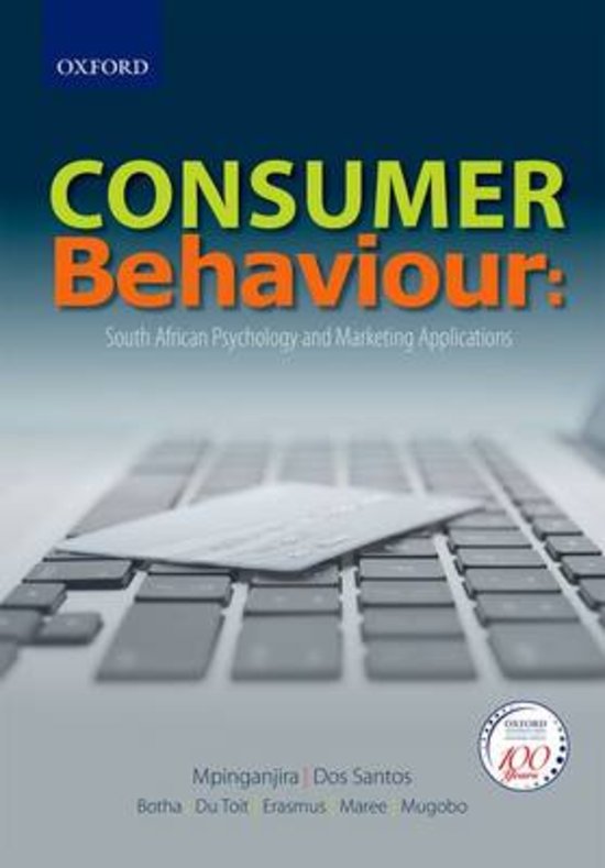Consumer Behaviour: South African Psychology  and Marketing Applications